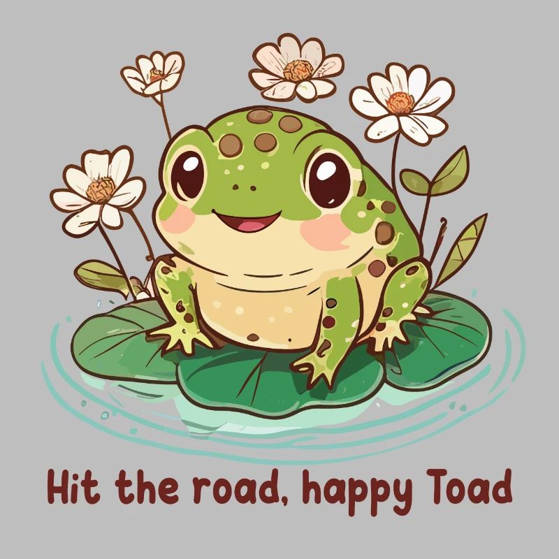 Hit the road, happy Toad