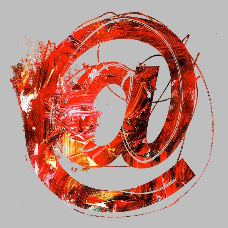 Internet email www drôle de mème grunge tech leters