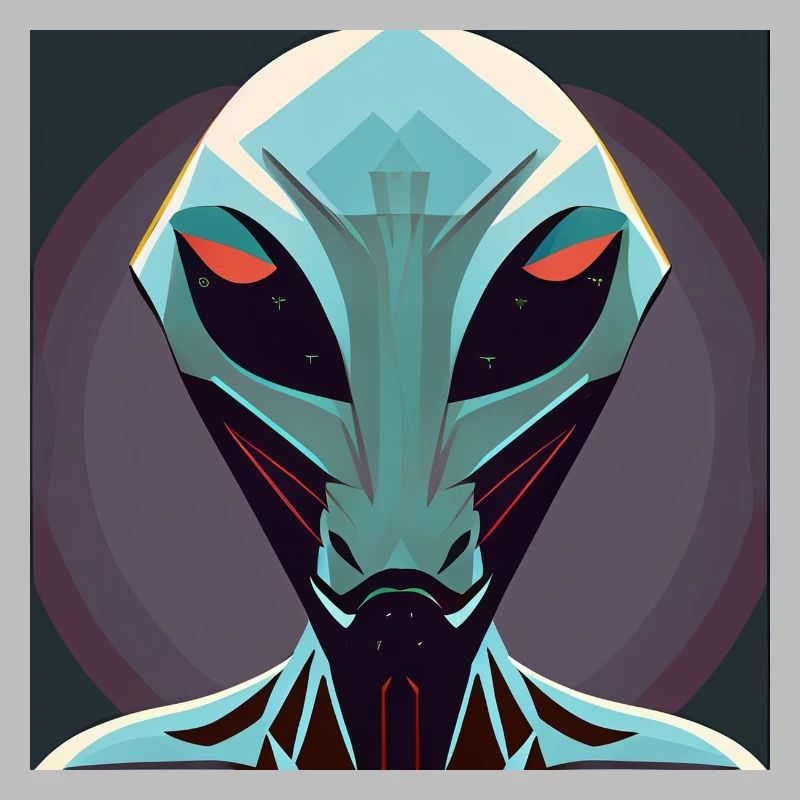Joyeux Halloween mignon extraterrestre effrayant drôle effrayant