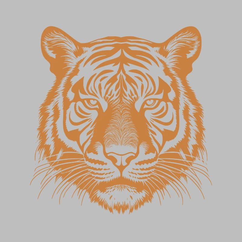 orangefarbener Tiger
