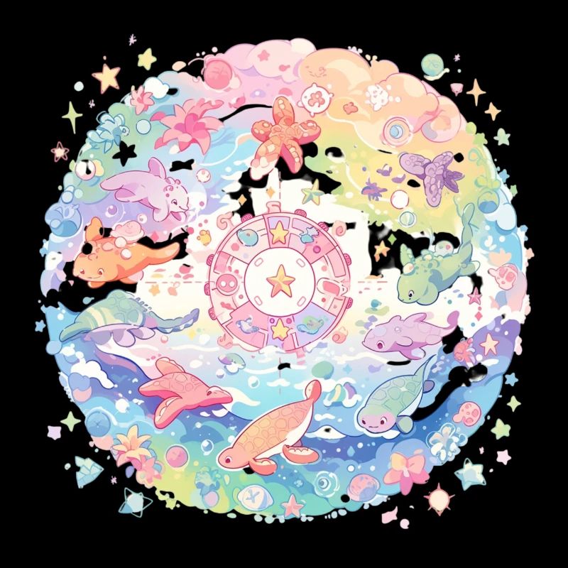 Les mignons animaux de la mer