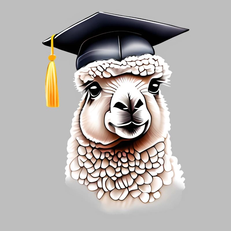 Bachelor Graduate Alpaca Studies School Leaving Certificate