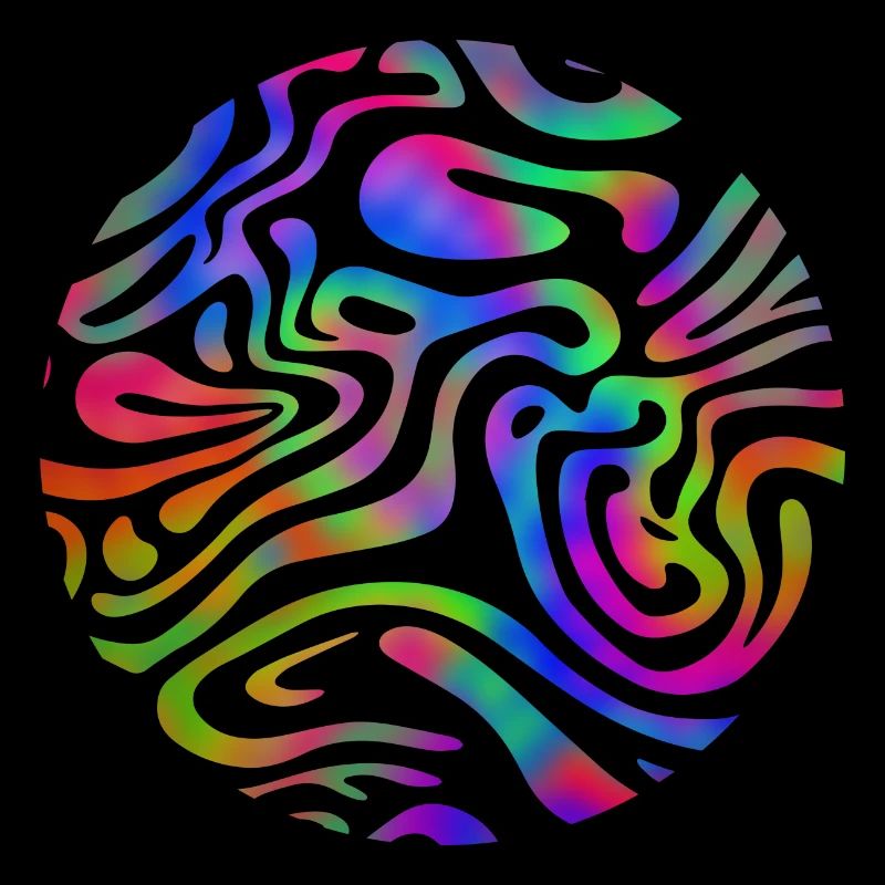 Couleurs esthétiques Acid Wave