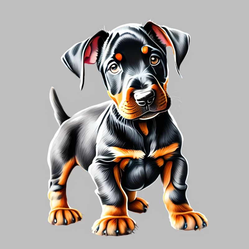 Chien doberman Chiot Doberman dresseur de doberman