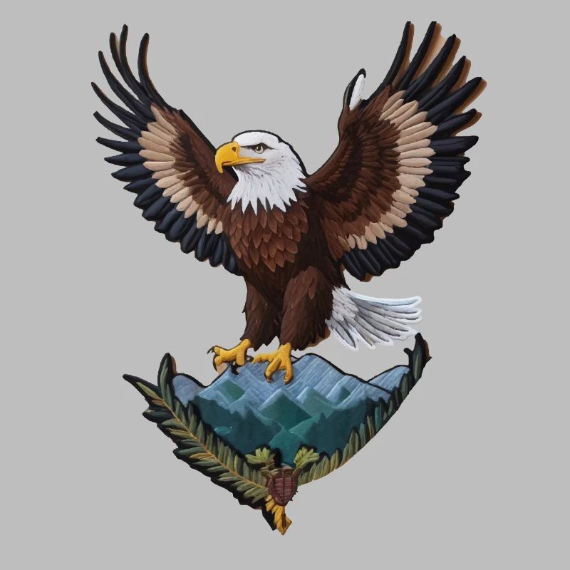 Beautiful bald eagle