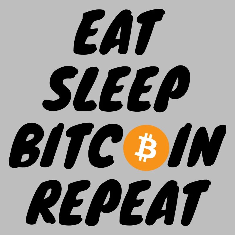 Crypto Eat sleep bitcoin répéter