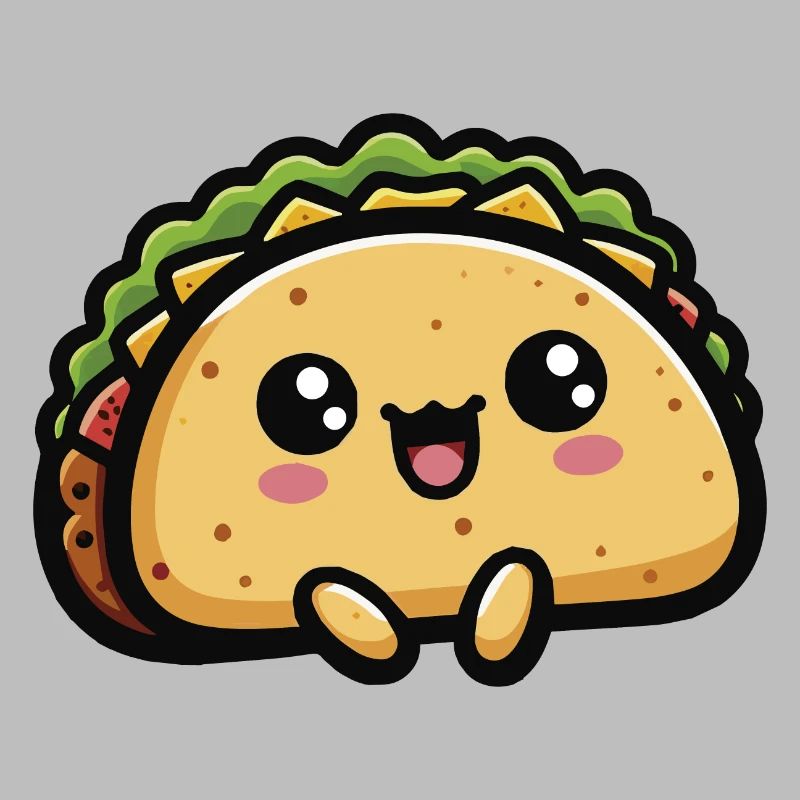 Cute Kawaii Chibi Tacos 1
