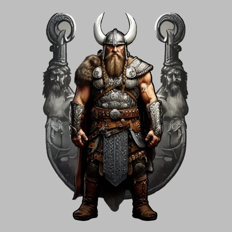 Wikinger Krieger Walhalla