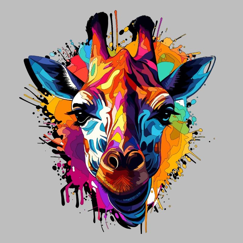 Abstraktes Giraffendesign - Arte Moda