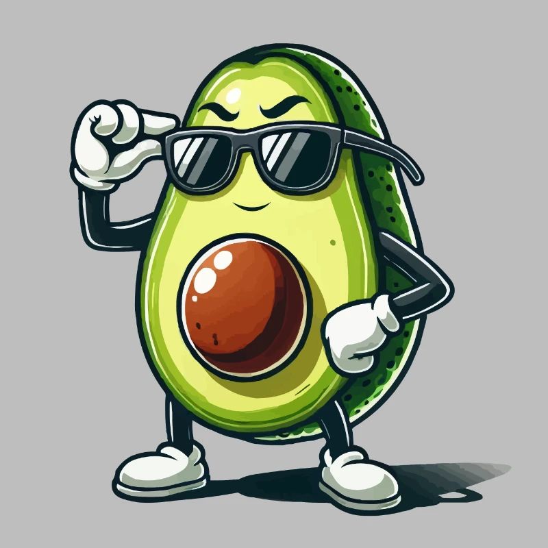 Avocado Comic Cool