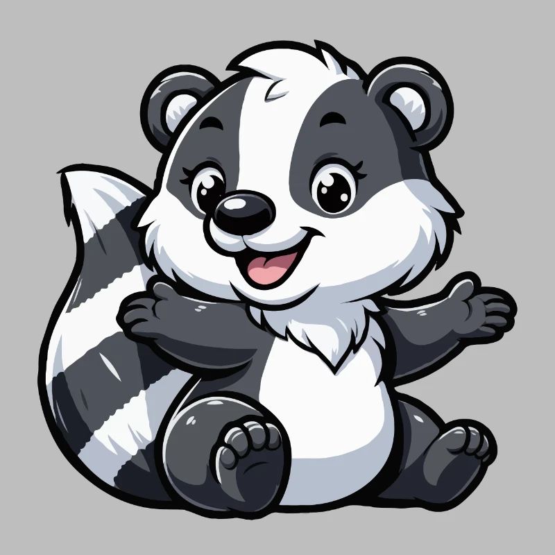 Waschbär Kind