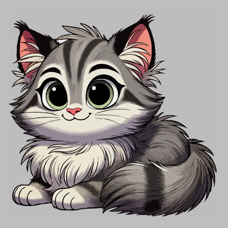 Bébé chat des forêts norvégiennes