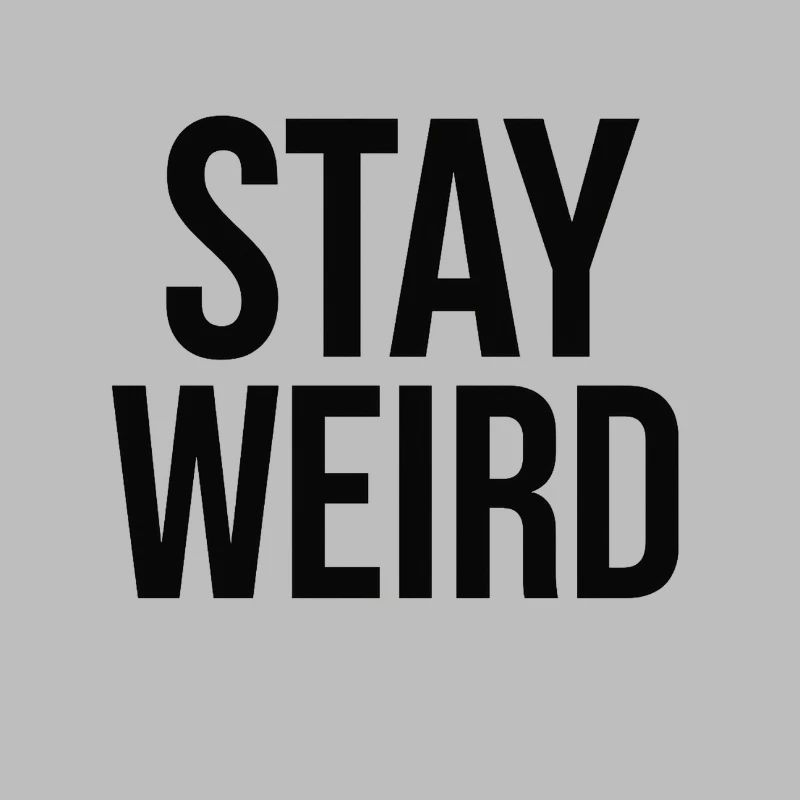 Une conception graphique 2D présente l’expression STAY W