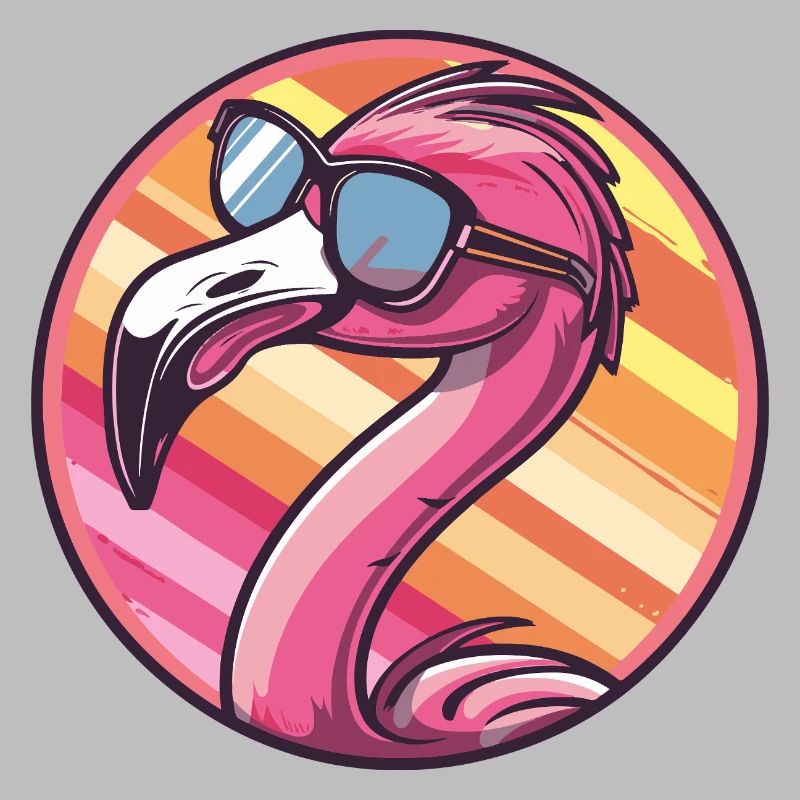 Flamingo Comic Cool