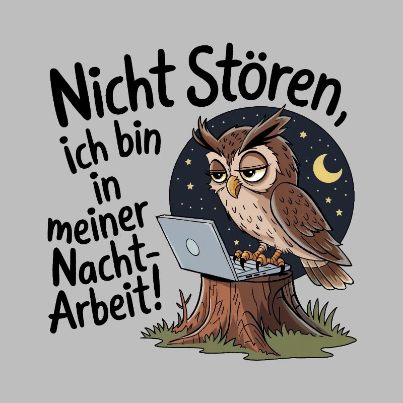 Eule auf Nachtschicht – Kaffee first!