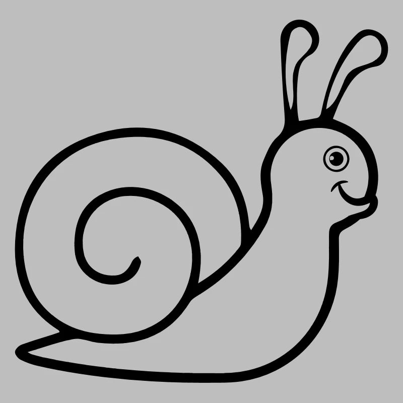 snail cute sweet pattern design