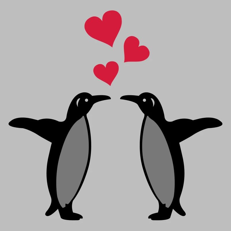 coeurs de pingouin
