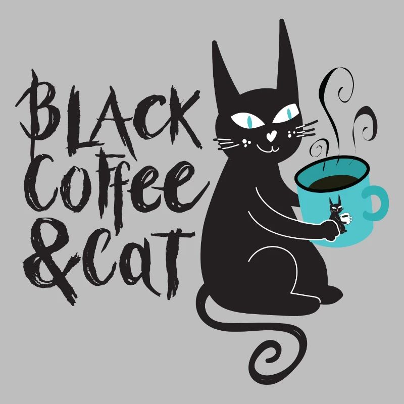 Café noir et chat noir, le café d’abord !