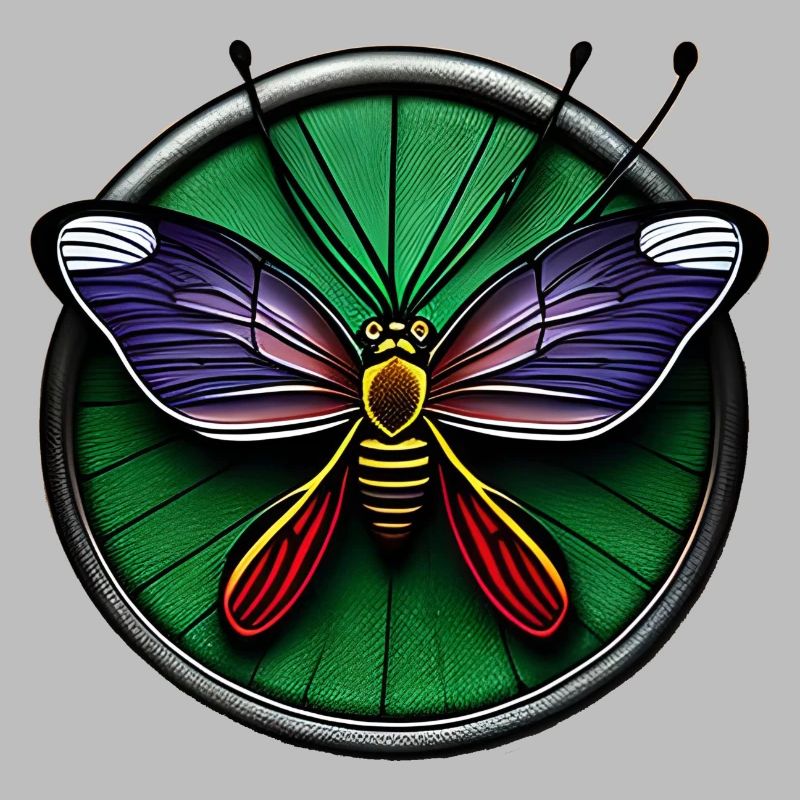 Mouche multicolor