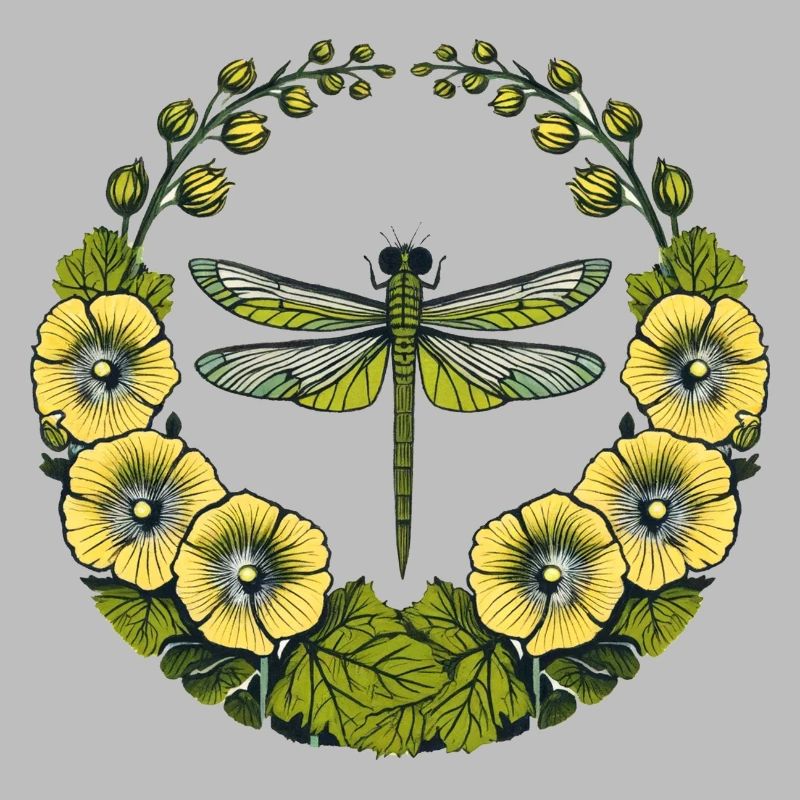 Libellule verte
