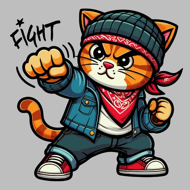 Chat forcé : Combat