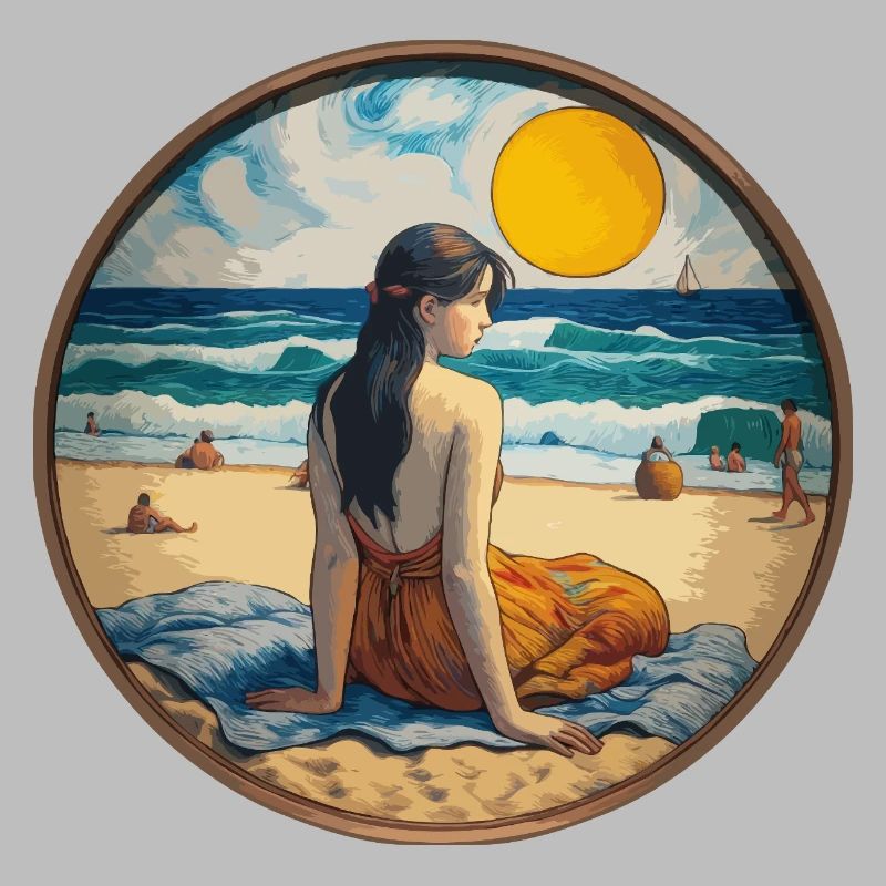 Mädchen am Strand