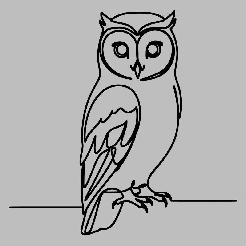 Eule Einzeilig