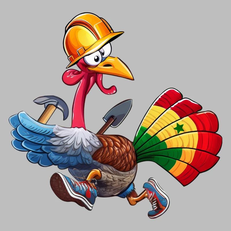 dinde coureuse constructrice Sénégale