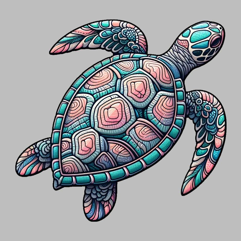 Tortue de mer décorative