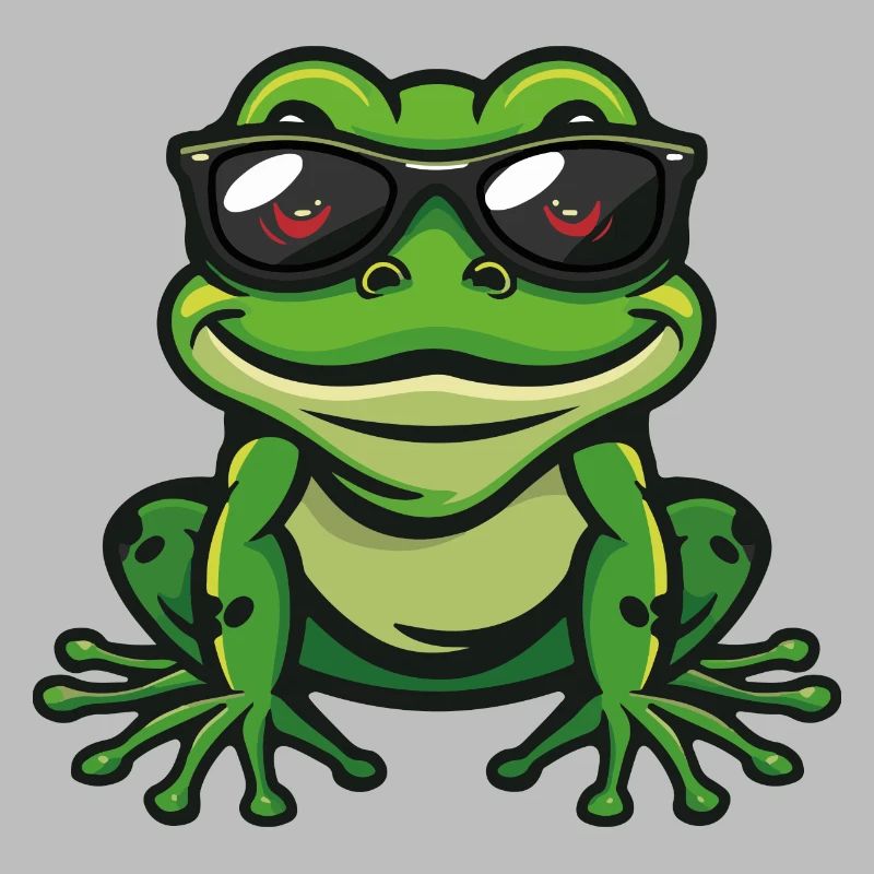 Frosch Comic Cool