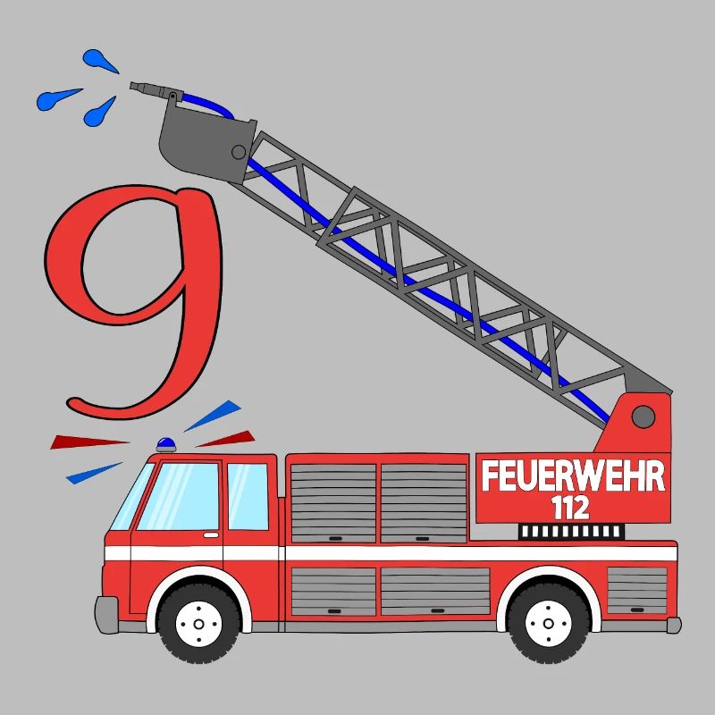 Camion de pompiers 9e anniversaire