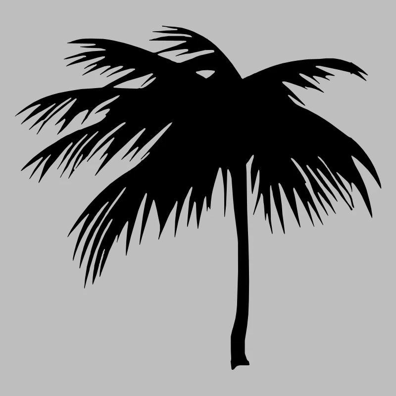 Tropical Beach Paradise Palm Sun Vector 4