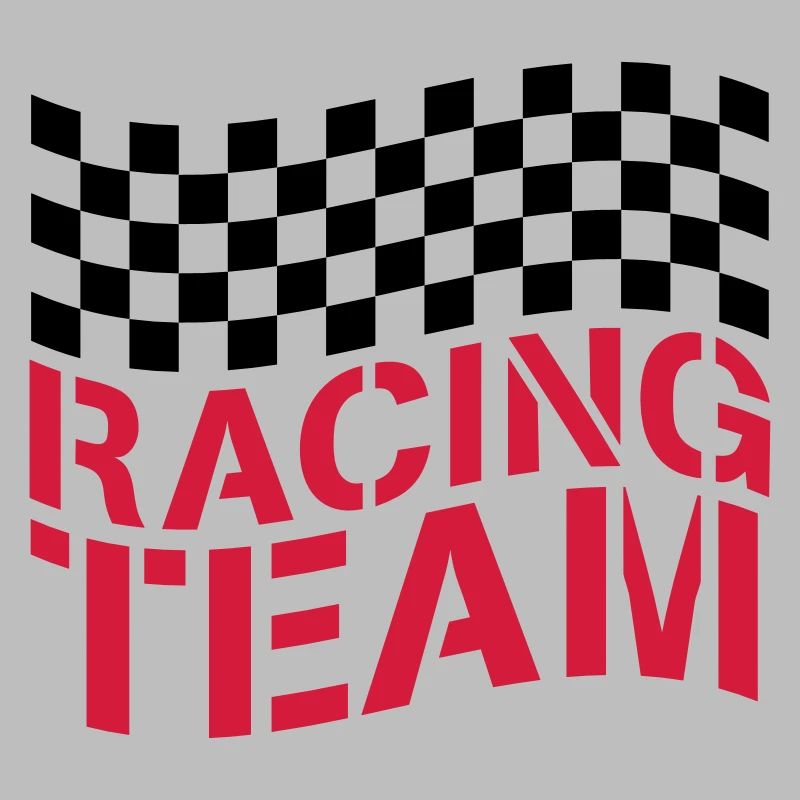 Conception de drapeau Racing Team