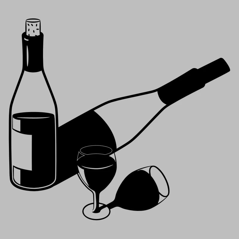 Wine wine bottle wine stylized
