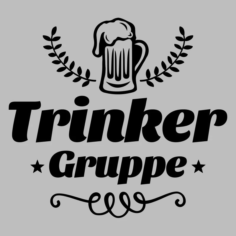 trinker gruppe bier