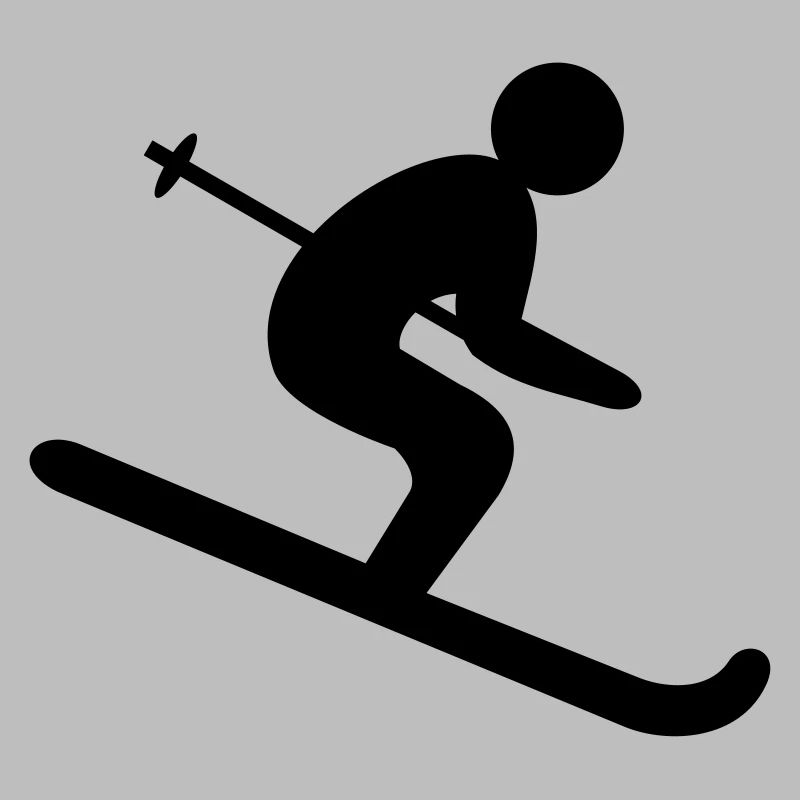 Ski Abfahrt