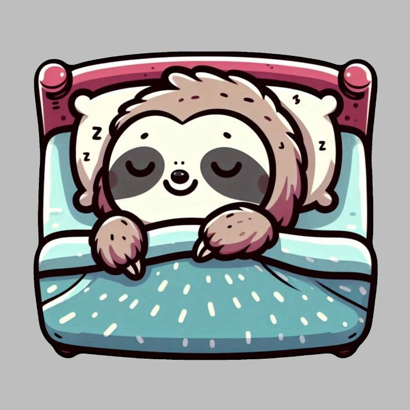 Sleeping Sloth - Peaceful Charming