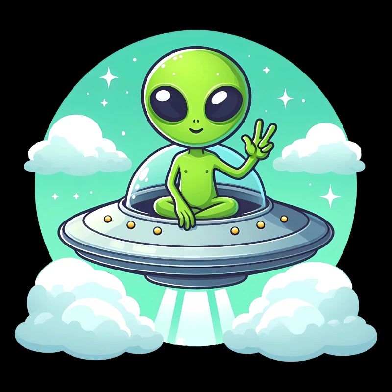 Alien Shows Peace