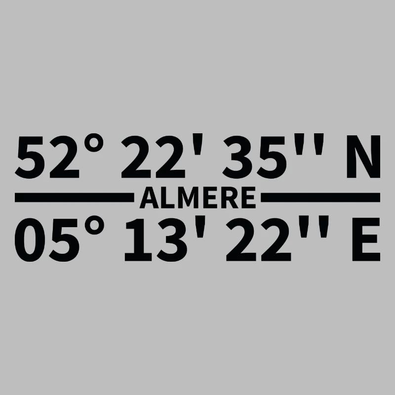 Coordonnées d’Almere