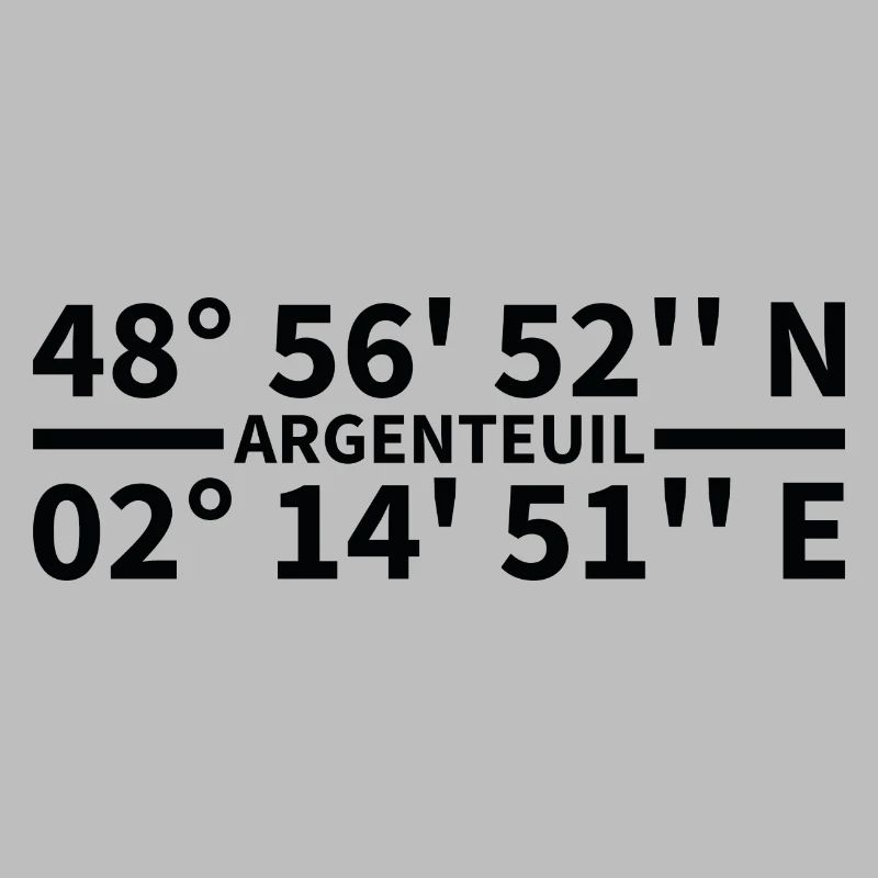 Argenteuil coordinates