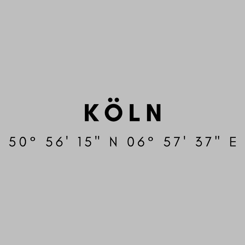 les coordonnées de Cologne