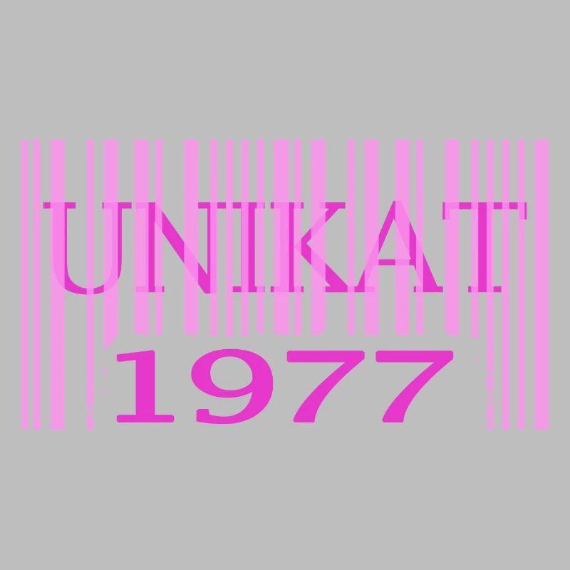 1976 geburtstag seltenes unikat rosa barcode