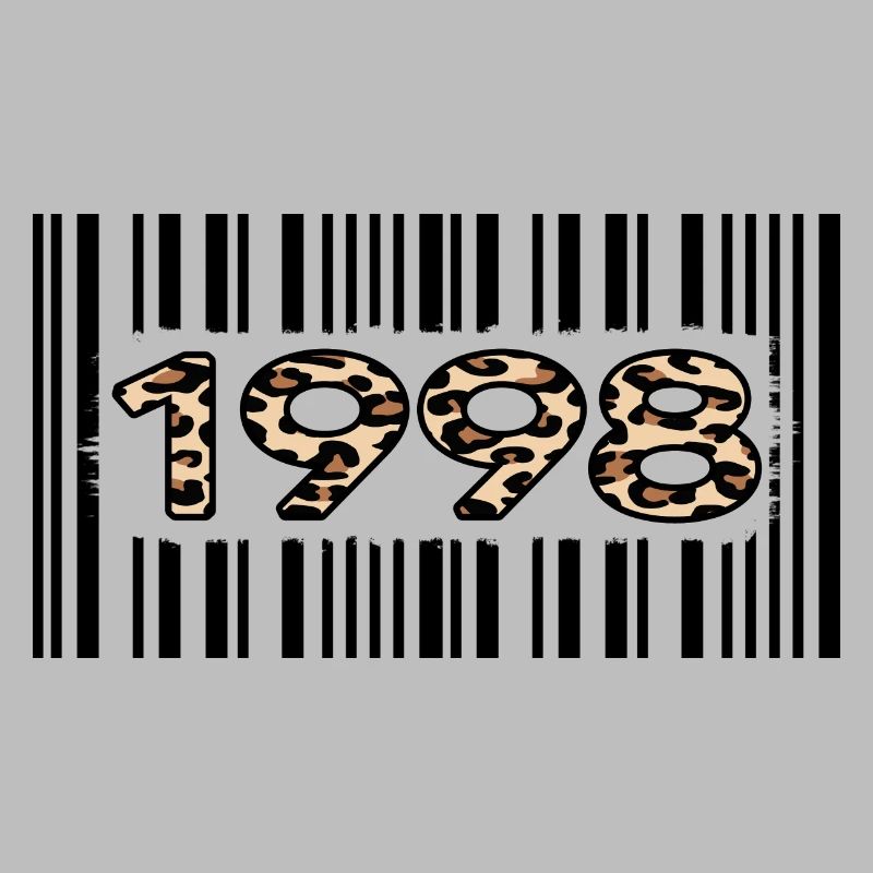 1998 Anniversaire 24 ans Barcode Leopard