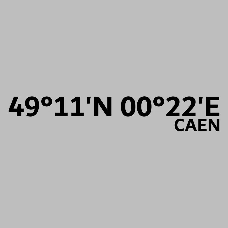 Coordonnées de Caen