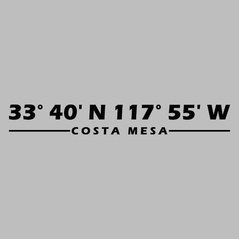 Costa Mesa Coordinates