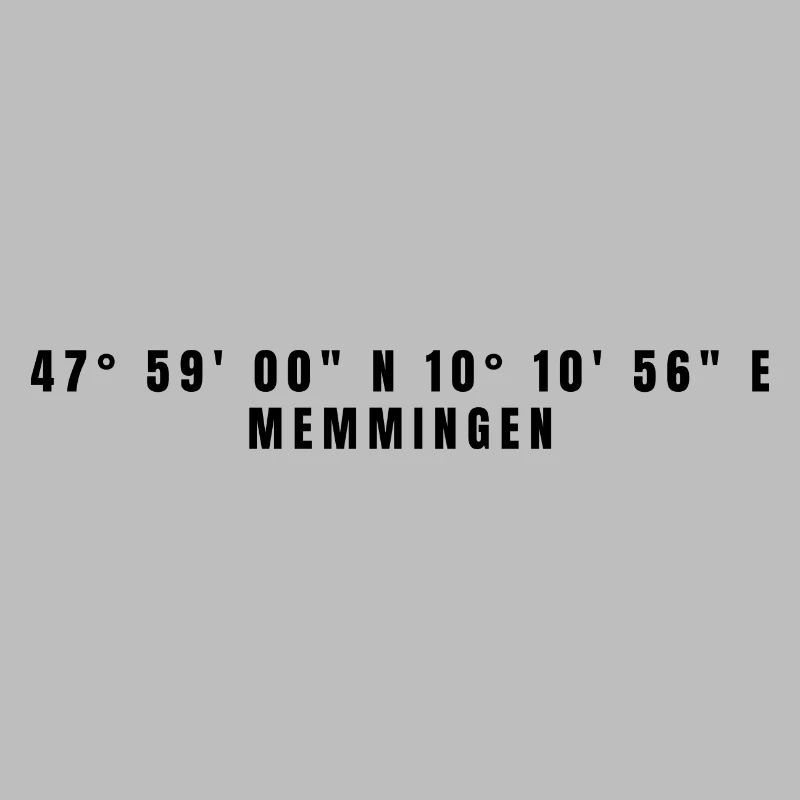 Memmingen Bavaria Coordinates