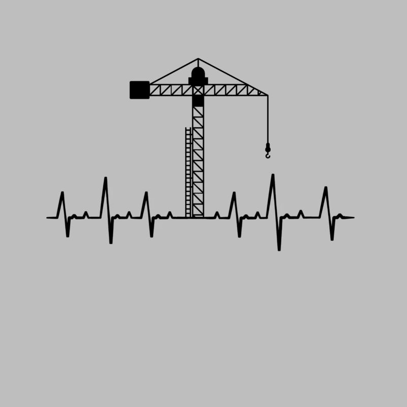 Crane cranes crane operator construction site excavator gift