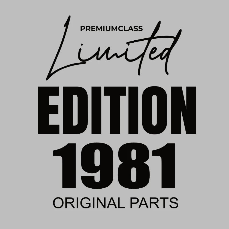 Édition limitée 1981
