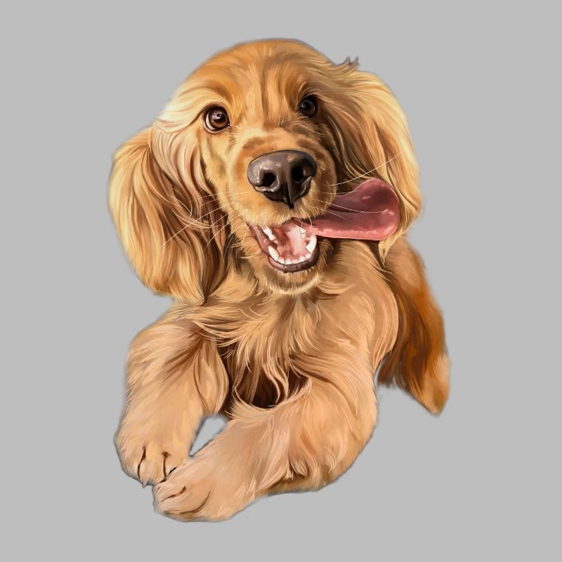Springender Cocker Spaniel