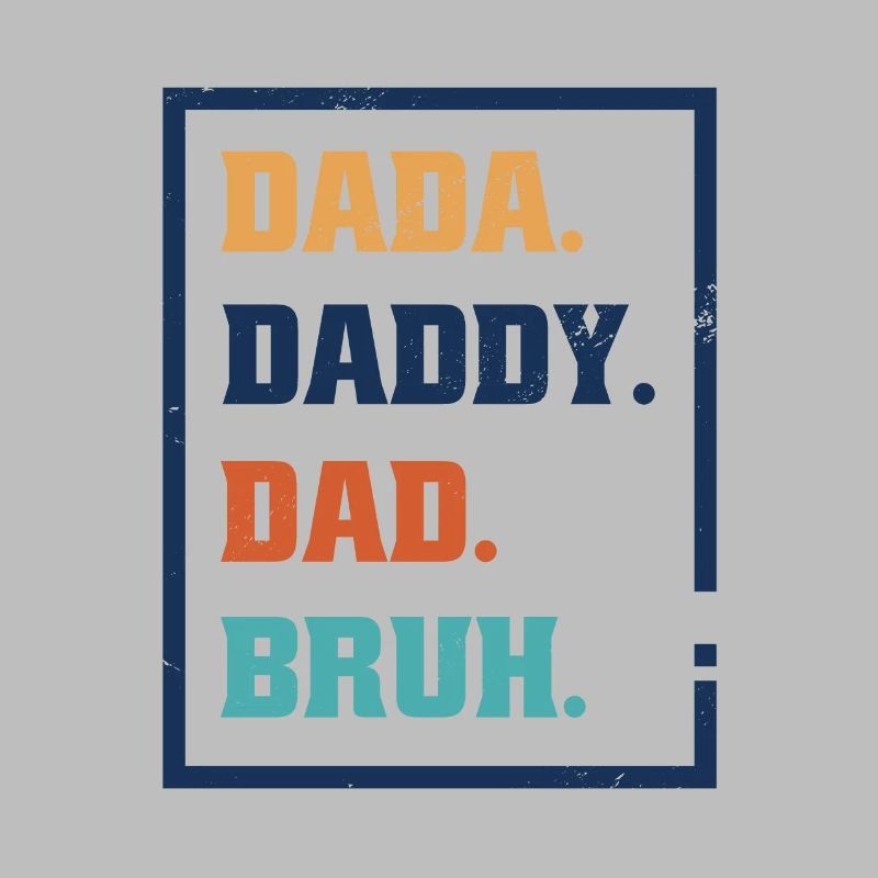 Evolution eines Vaters - Vater Papa Dad Papi Bruh